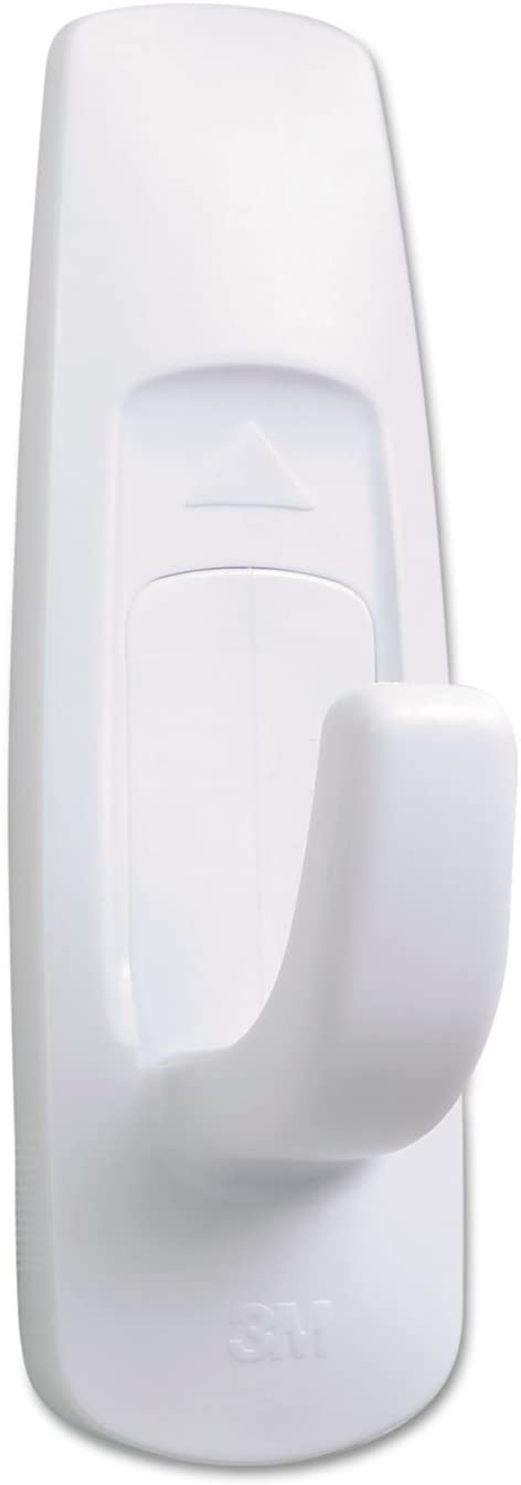 3M Command 17003Mpes General Purpose Hooks, Large, 5Lb Cap, White, 14 Hooks & 16 Strips/Pack