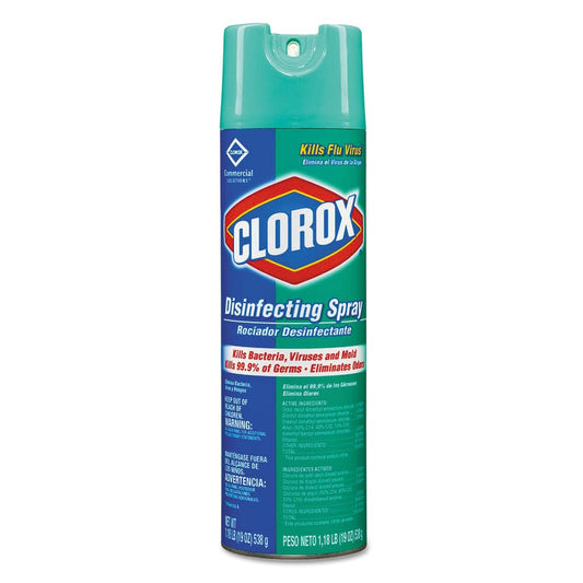 Clorox Disinfectant Spray. 19 Ounce. 1 Each