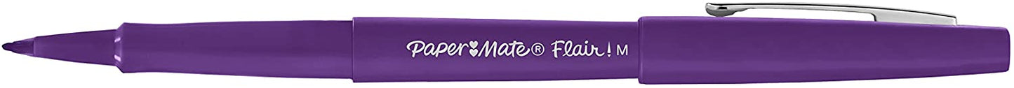 Paper Mate Flair Felt Tip Pens. Medium Point. Limited Edition Candy Pop Pack. Pack of 32 (1979425)