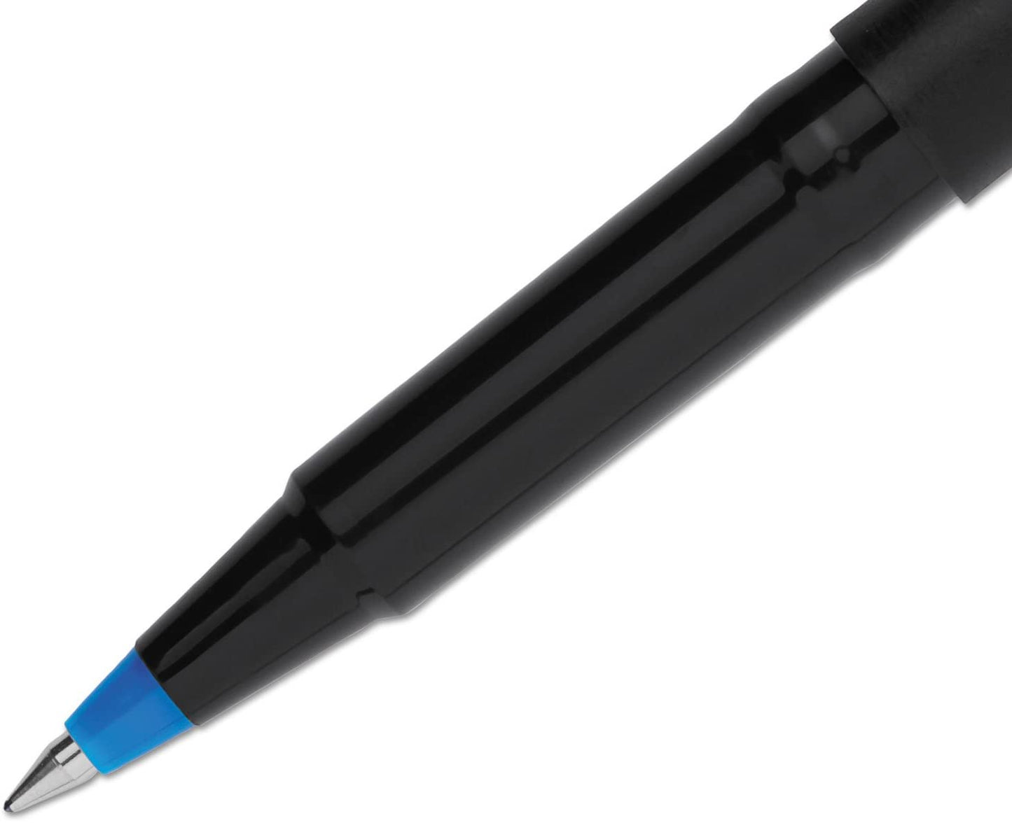 Sanford Uniball Roller Stick Pen. 0.5mm Micro Point. Blue Ink. Dozen (60153)