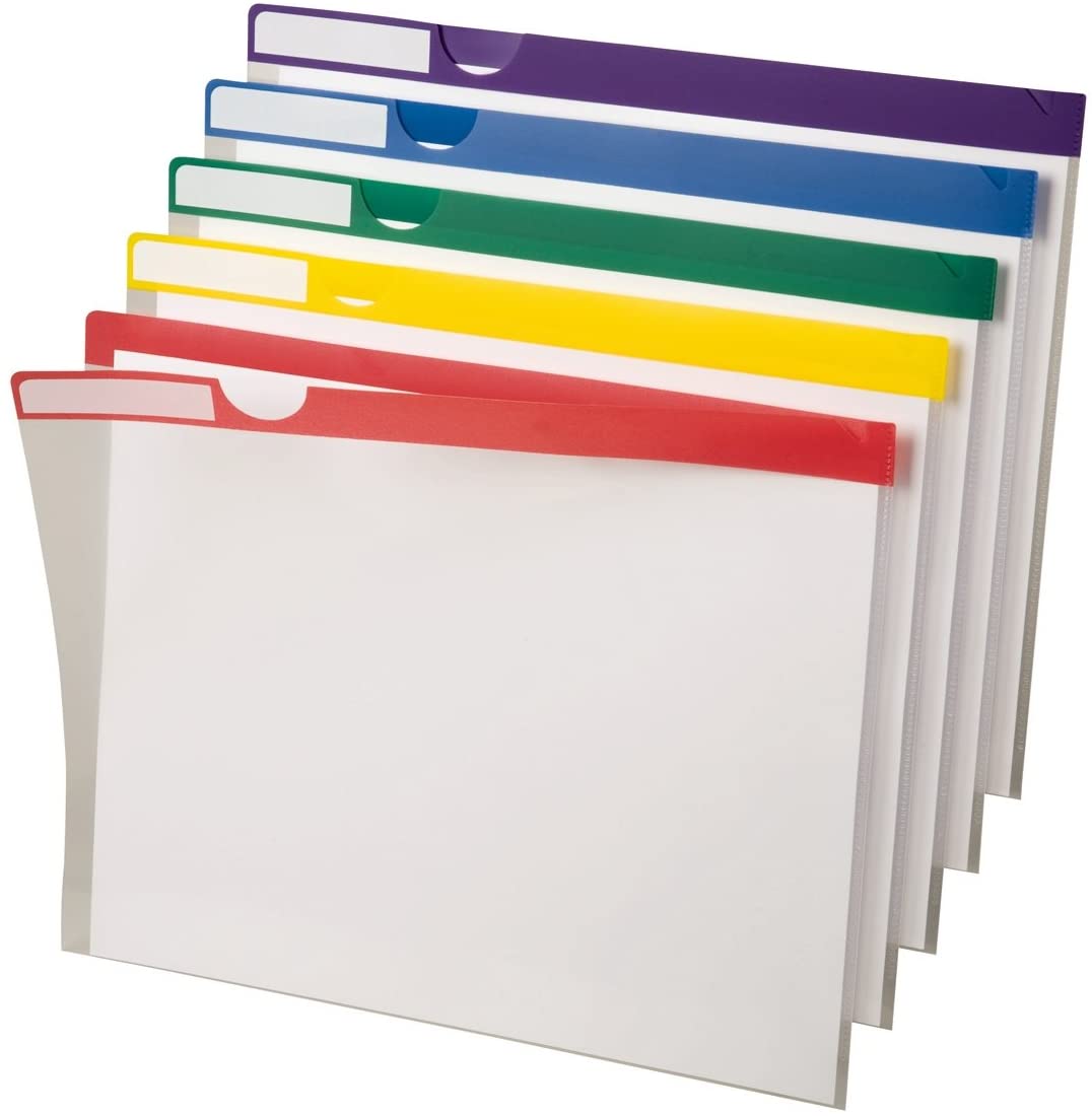 Pendaflex Poly Index Folders, 10 Pack, Letter, Assorted (50981EE)