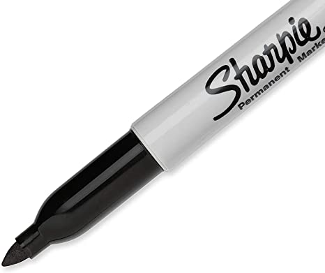 30001 Fine Point Permanent Marker Black Dozen 2 Pack