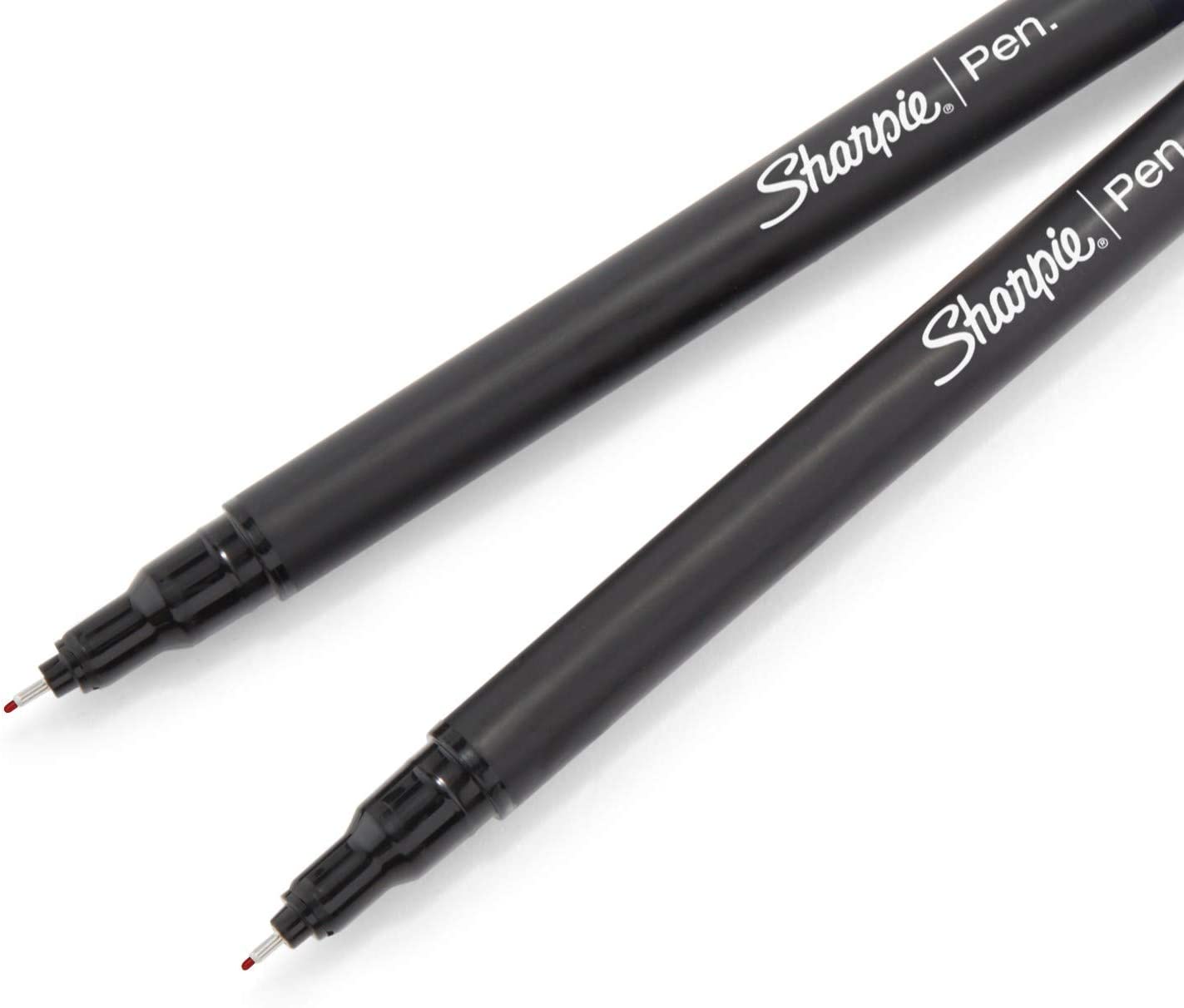 Sharpie Felt Tip Pens. Fine Point. Red. 12-Count