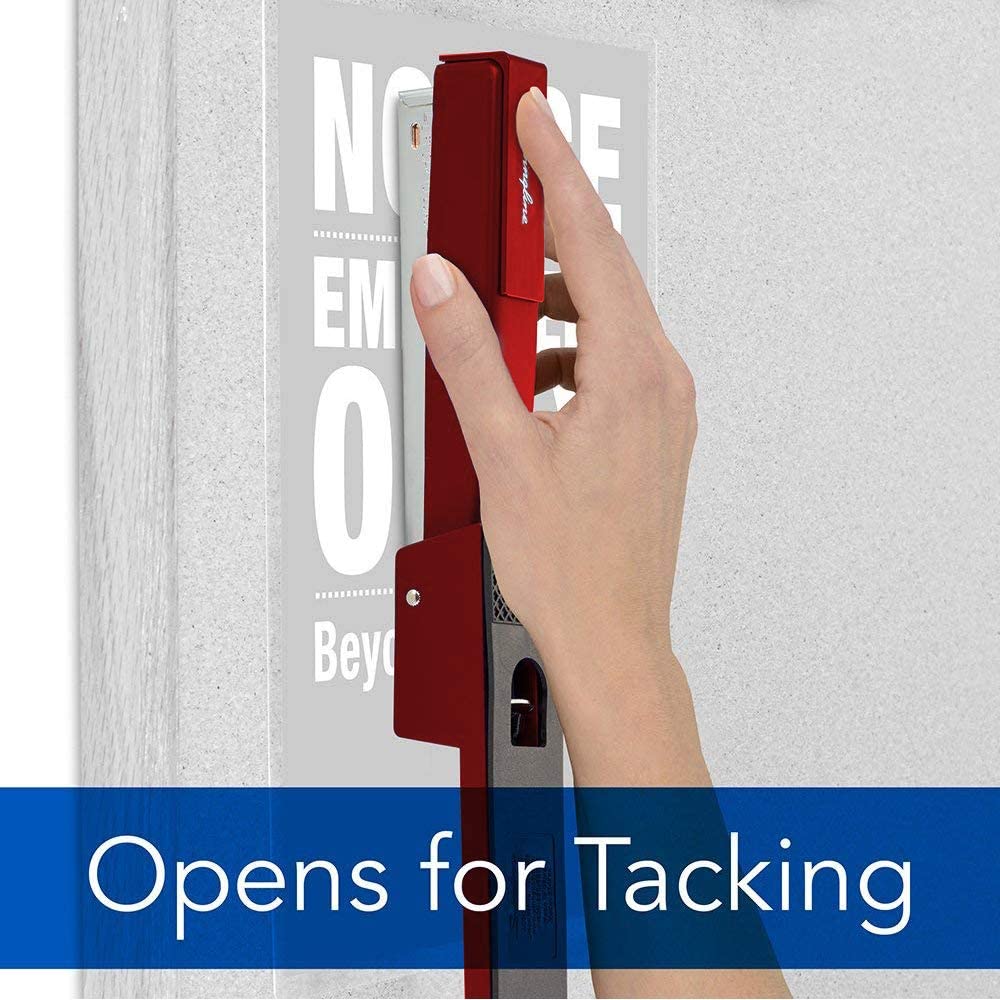 Swingline Stapler. 747 Classic Desktop Stapler. 20 Sheet Capacity. Metal. Lipstick Red