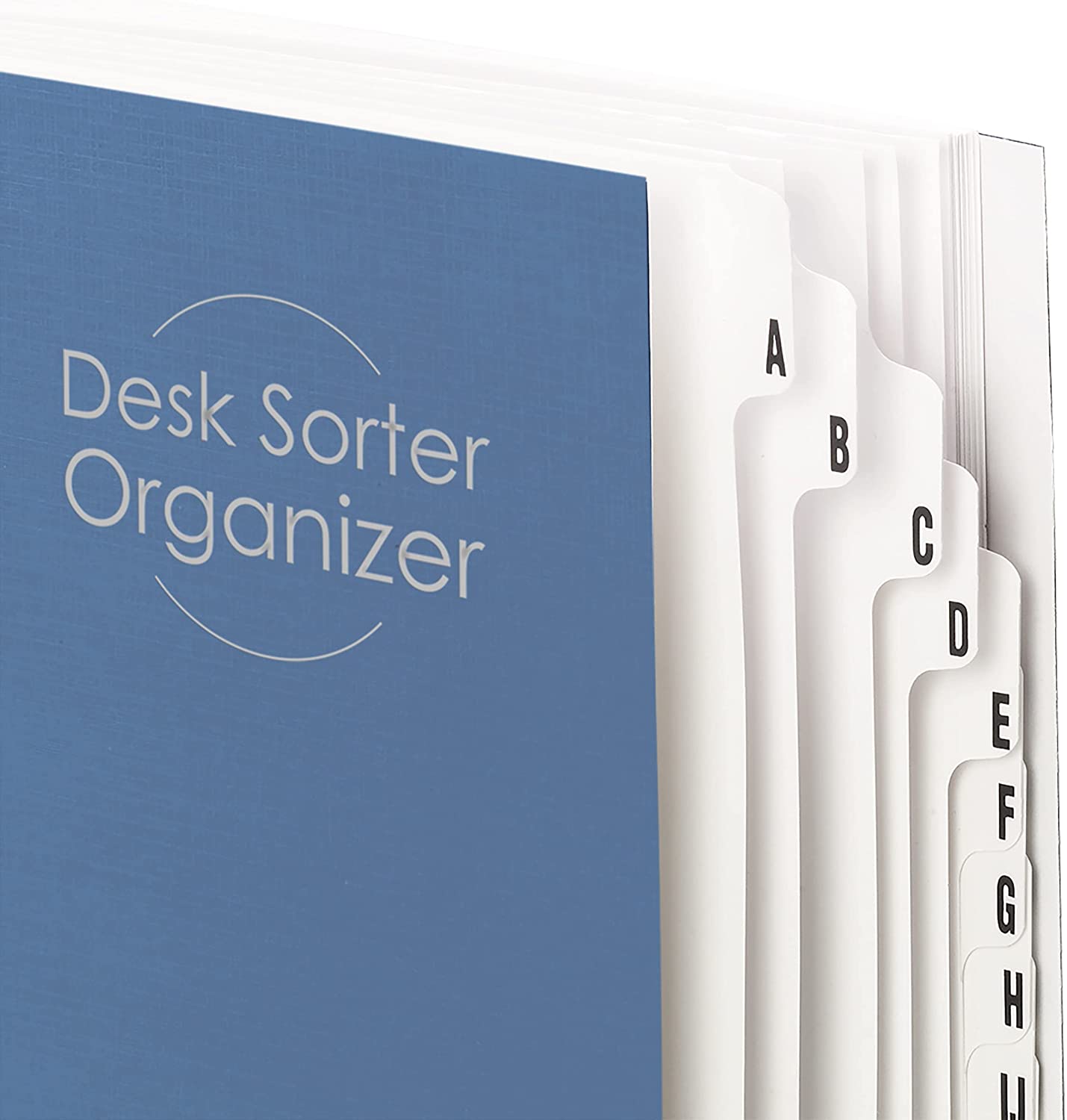 Smead Desk File/Sorter, Alphabetic (A-Z), 20 Dividers, Letter Size, Dark Blue (89282)
