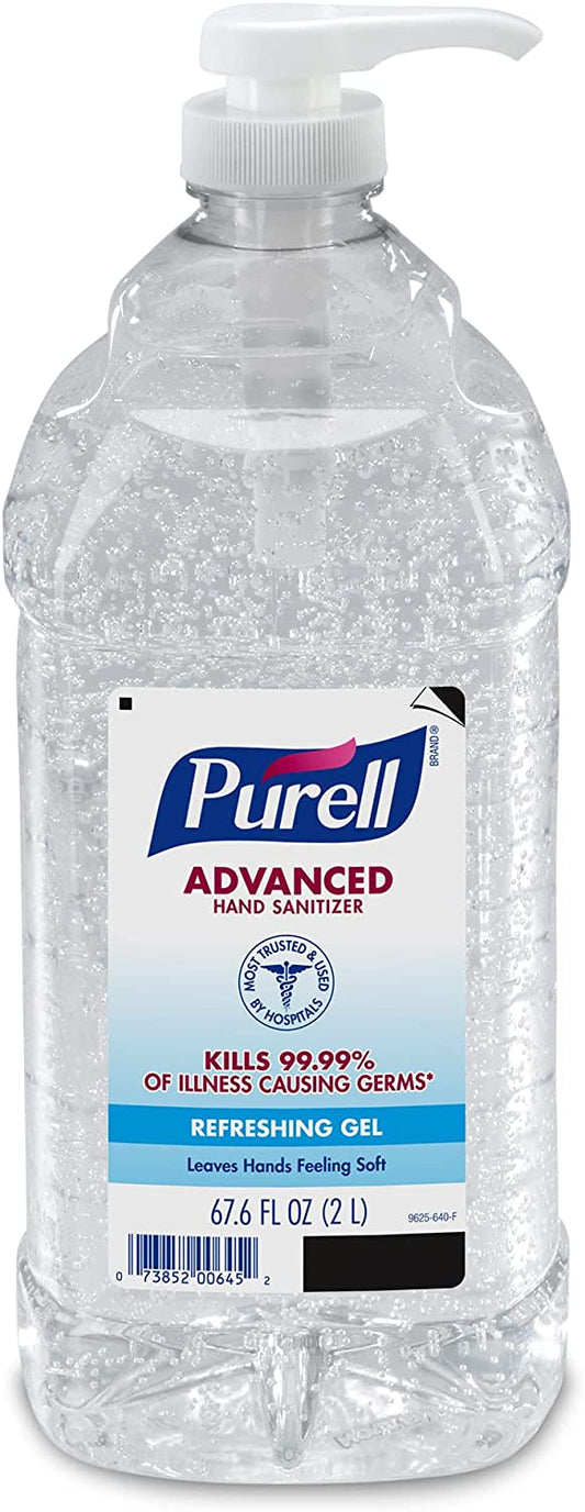 Purell Advanced Hand Sanitizer - 67.6 Fl Oz (2 Liters)
