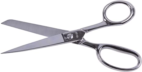 Acme United Corporation 8" Forged Nickel Plated Straight Office Scissors