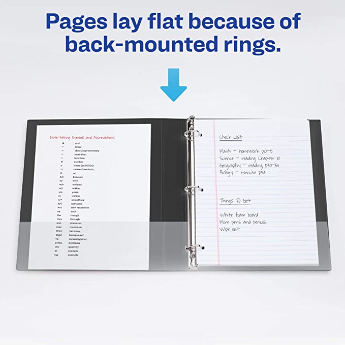 Avery 27253 Durable Binder with Slant Rings. 11 x 8 1/2. 1". Green