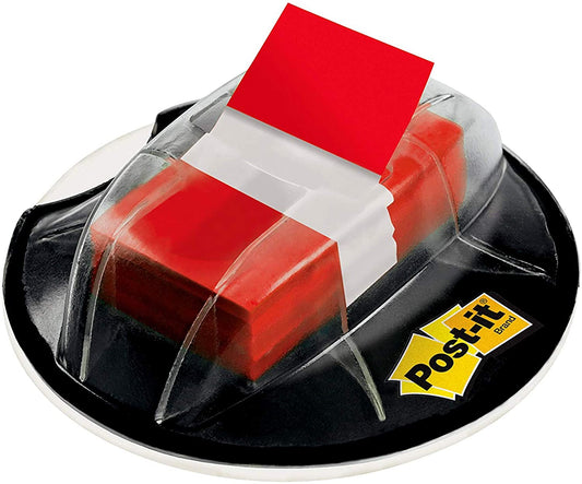 Post-it Flags. 200/High Volume Desk Grip Dispenser. 1 in Wide. Red (680-HVRD)