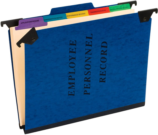 Pendaflex Employee/Personnel Folders, Blue (SER-2-BL)