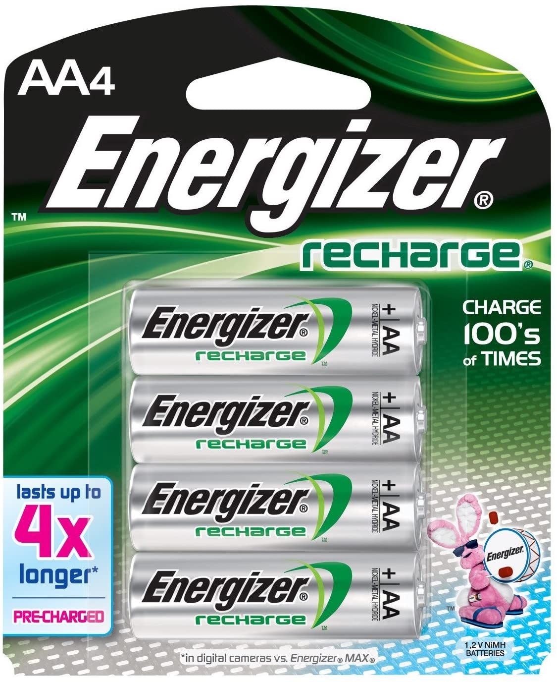 Energizer Rechargeable AA NiMH Batteries