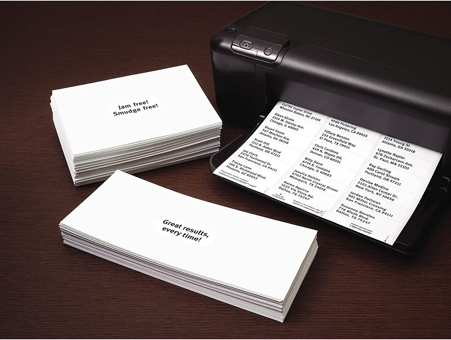 PRES-a-ply Laser Address Labels, 1 x 2-5/8, White, 3000/Box