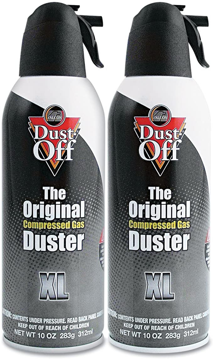Dust-Off Disposable Compressed Gas Duster. 10 oz Cans. 2 Pack