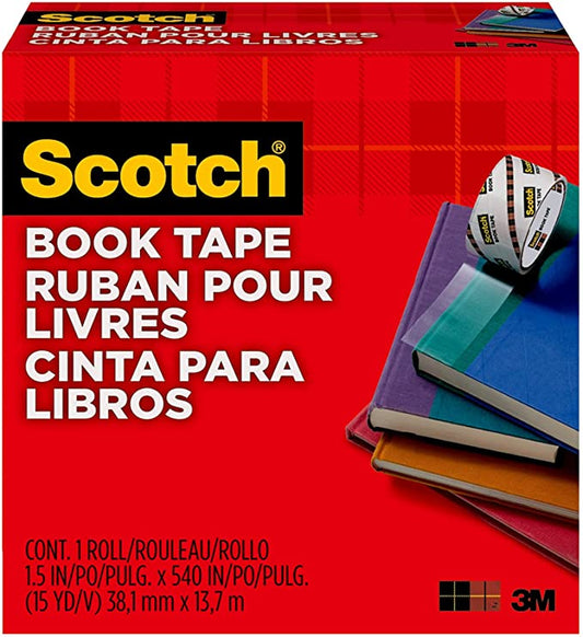 3M Scotch(R) Book Tape 845, 1-1/2 Inches x 15 Yards (7382)