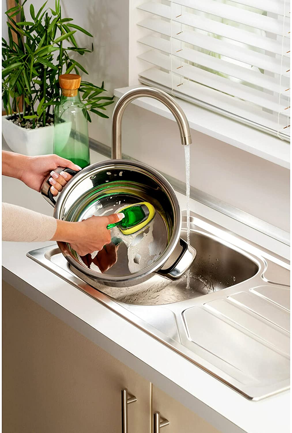 Scotch-Brite Heavy Duty Dishwand Refills, Keep Your Hands Out of Dirty Water, 2 Refills