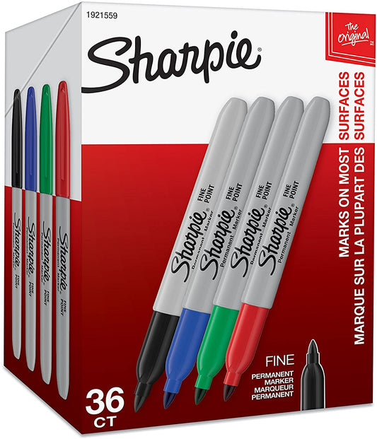 Sharpie Fine Point Permanent Marker - 36 Count