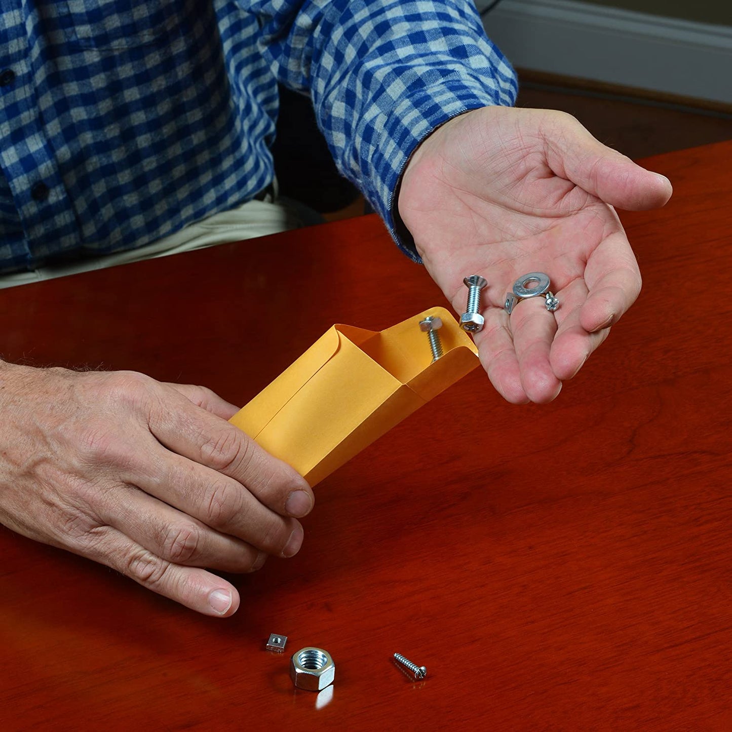 Quality Park #6 Coin Envelopes. 3 3/8 x 6. Gummed. Small Parts. Jewelry & Seed Envelopes for Garden. Office. 28 lb Brown Kraft. 500 per Box