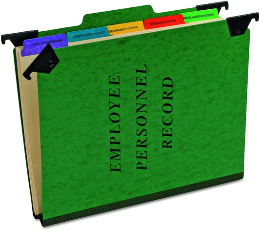 Pendaflex Hanging Employee/Personnel Folders, Letter Size, Green, Each (SER-2-GR)