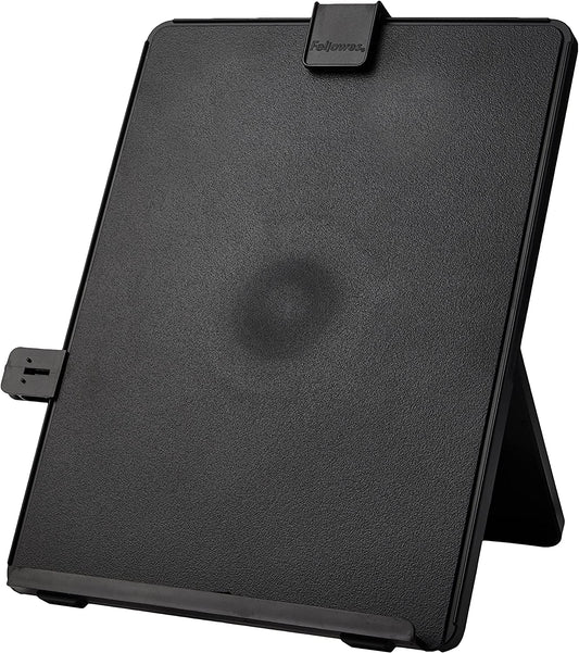 Fellowes Letter Sized Non-Magnetic Copyholder. Black (21106). 7.38 x 10.13 x 11.25 inches
