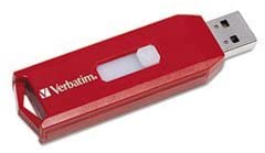 Verbatim Password Protection 32GB Store 'n' Go USB Drive, Red