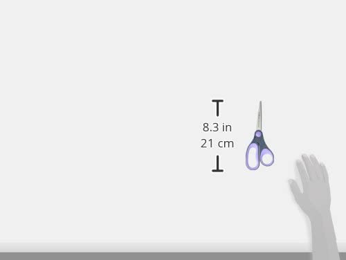 Westcott Titanium Bonded Non Stick Scissors, Purple, 8"