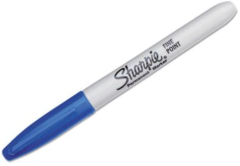 Fine Point. Blue. Sharpie Permanent Markers Case of 24 Dz