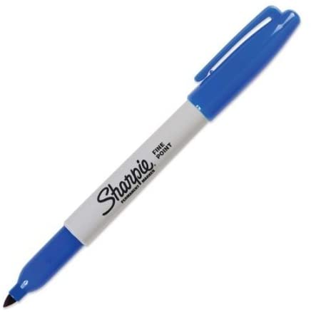 Fine Point. Blue. Sharpie Permanent Markers Case of 24 Dz