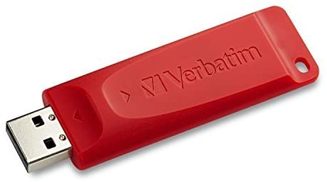 Verbatim Password Protection 32GB Store 'n' Go USB Drive, Red