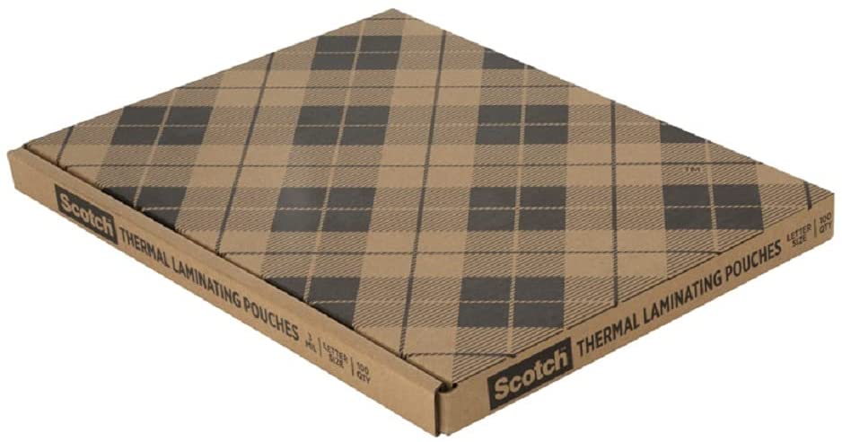 Scotch Thermal Laminating Pouches. 100-Pack. 8.9 x 11.4 Inches. Letter Size Sheets (TP3854-100)