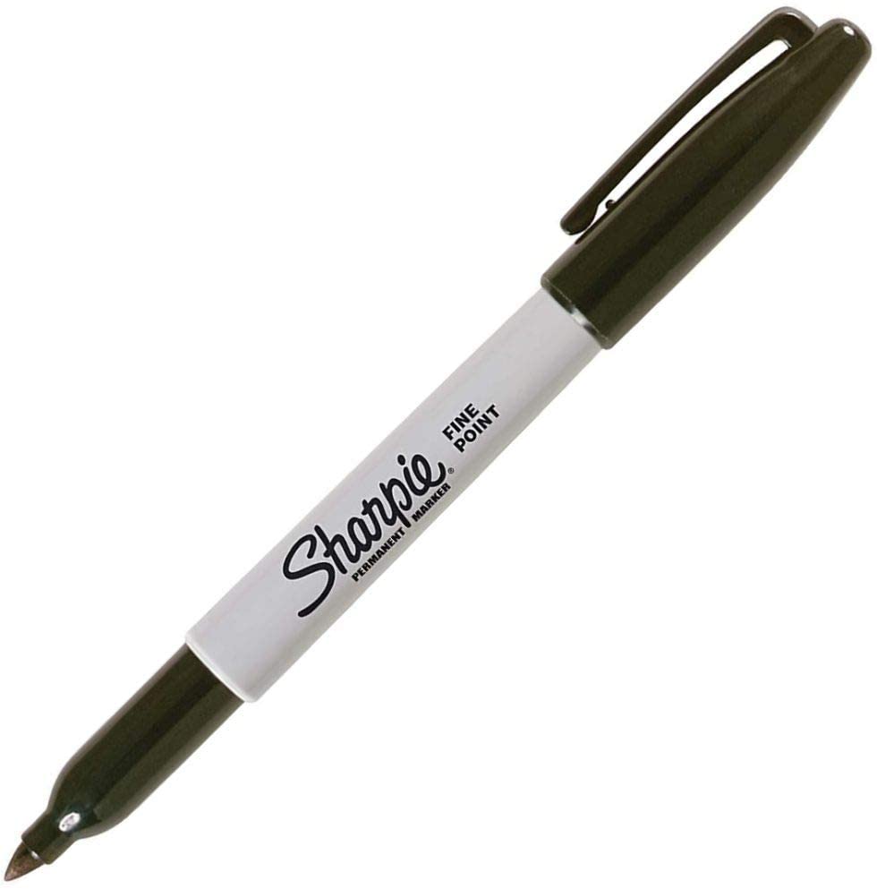 Sharpie Permanent Markers. Fine Point. Black. 2 Boxes of 12 Total of 24 Markers