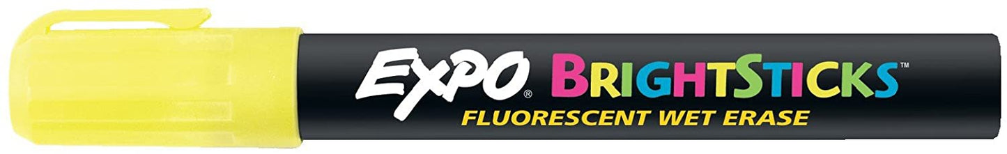 EXPO BrightSticks, Fluorescent Wet Erase - 14075