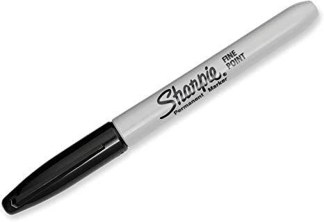 30001 Fine Point Permanent Marker Black Dozen 3 Pack