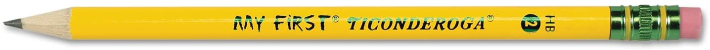 My First Ticonderoga Woodcase Primary Fat Pencil. HB 2. 1 Dozen