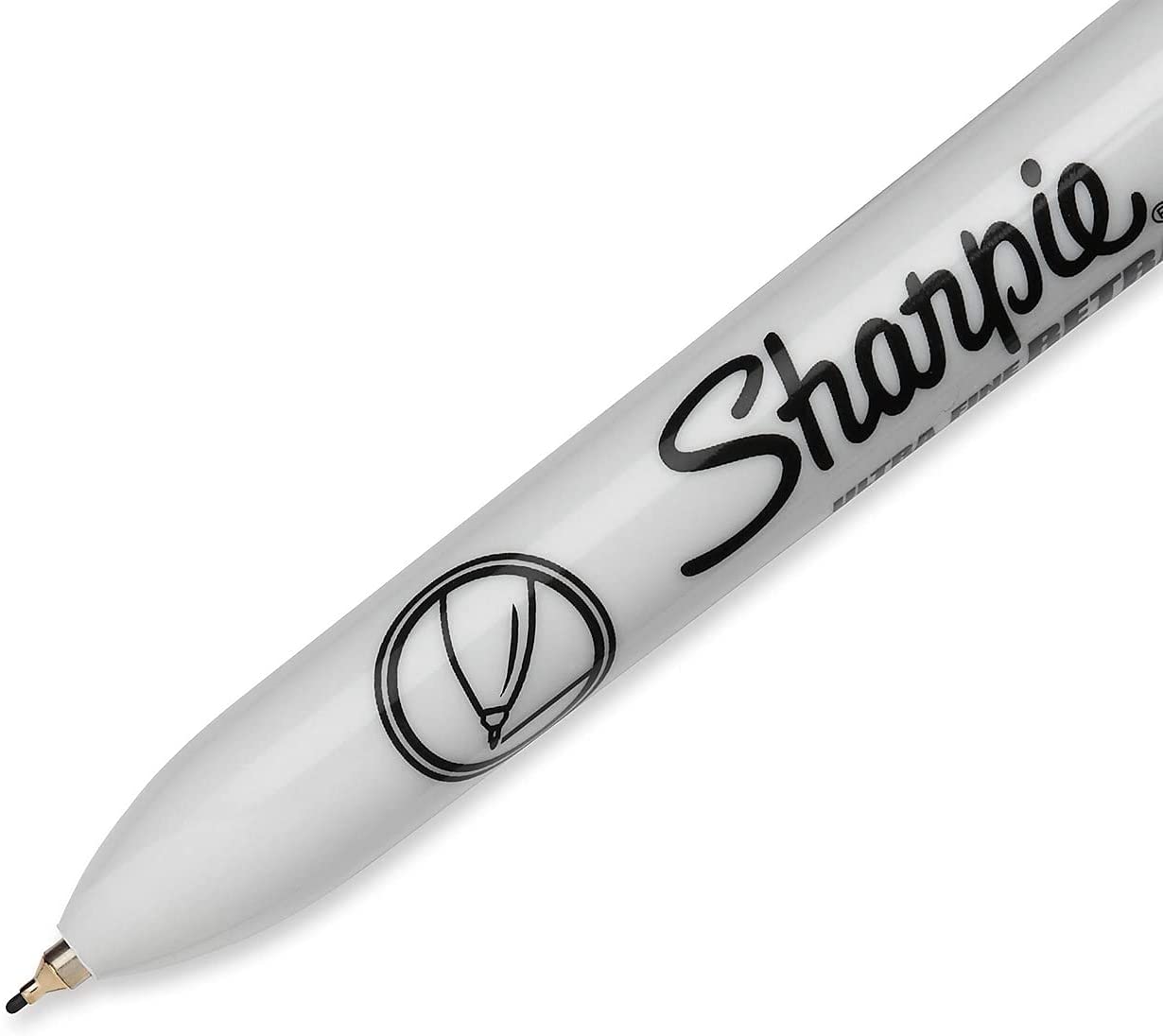 Sharpie 1735790Dz Sharpie Markers, Retractable, Ultra Fine, 12/Bx, Black