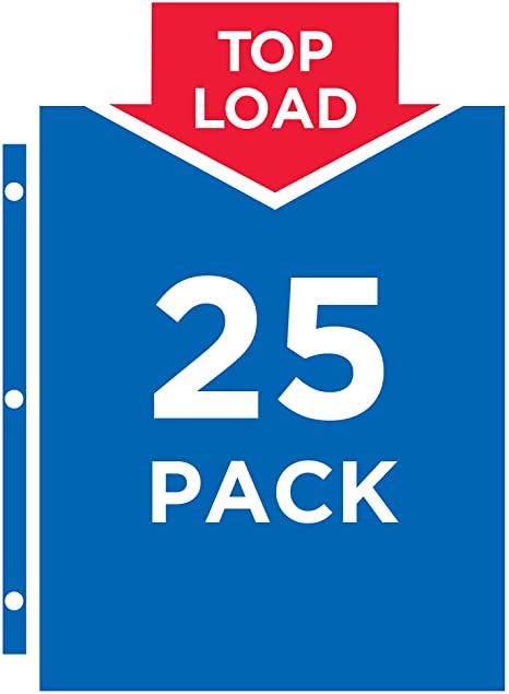 Avery Diamond Clear Heavyweight Sheet Protectors, Holds 8.5" x 14" Sheets, Legal Size, Easy Load, 25ct (73897)