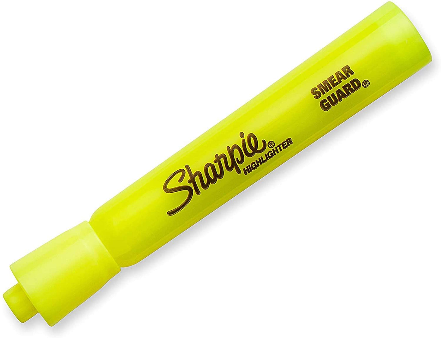 Sharpie 25025 Accent Tank Style Highlighter Chisel Tip Fluorescent Yellow Dozen