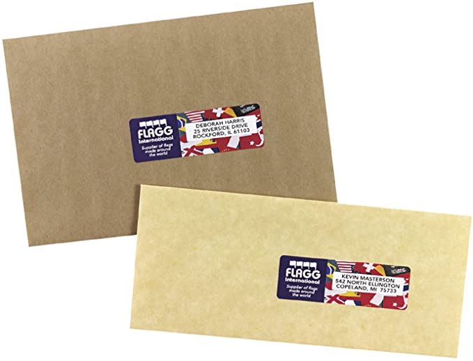Avery Laser Labels, Matte, Mailing, 3-3/4 x 1-1/4, 300 per Pack (6879), White
