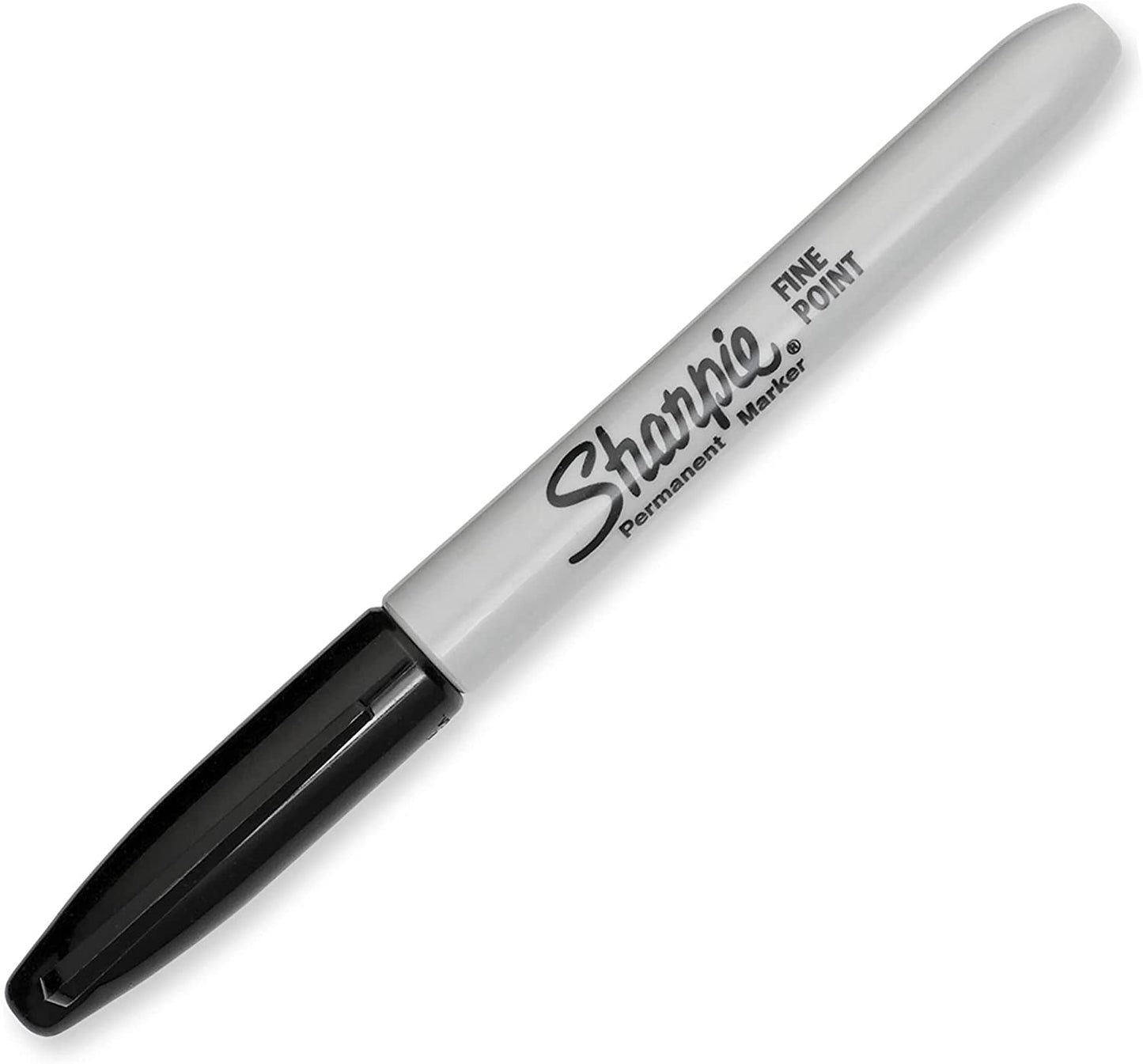 Sharpie Permanent Markers. Fine Point. Black. 12 Count