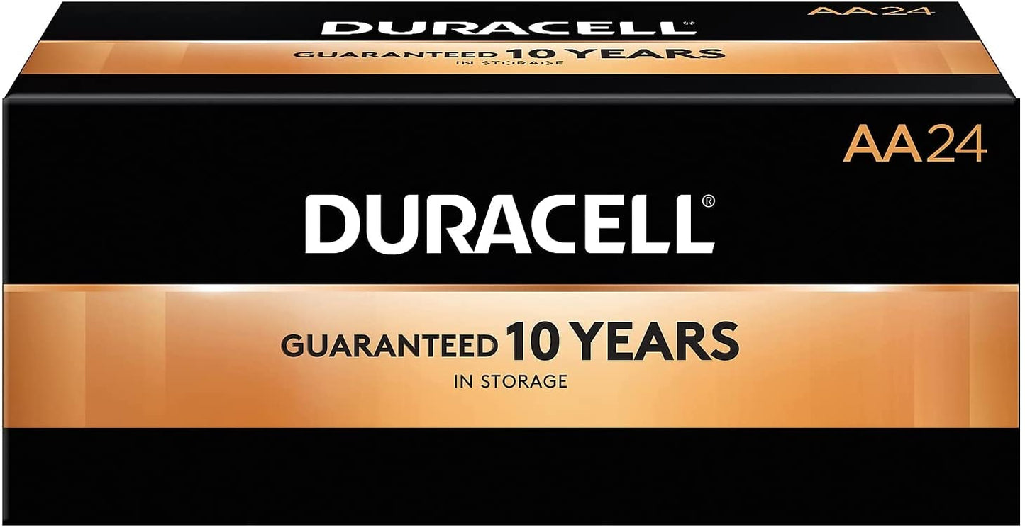Duracell 2768001 Coppertop AA Alkaline Batteries 24/Pack (MN1500BKD)