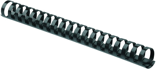 Fellowes Plastic Comb Bindings, 1 Inch, 200-Sheet Capacity, Black, 10 per Pack (52383)