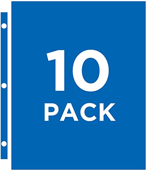 Avery Self-Adhesive Wall and Door Communication Display Protectors, 10 Clear Sleeves (74404)