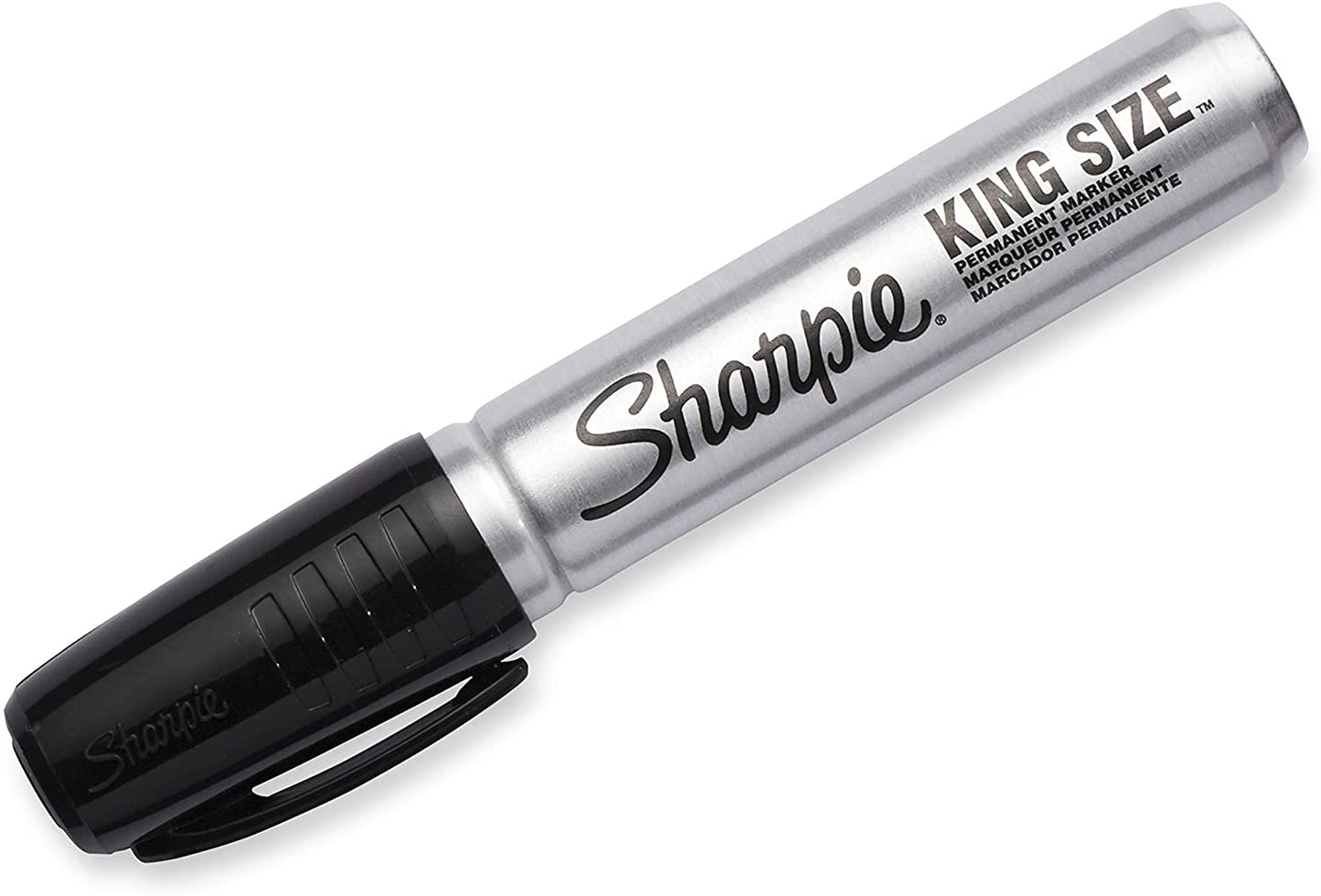 Sharpie King Size Permanent Markers | Chisel Tip Markers for Work & Industrial Use. 12 Count