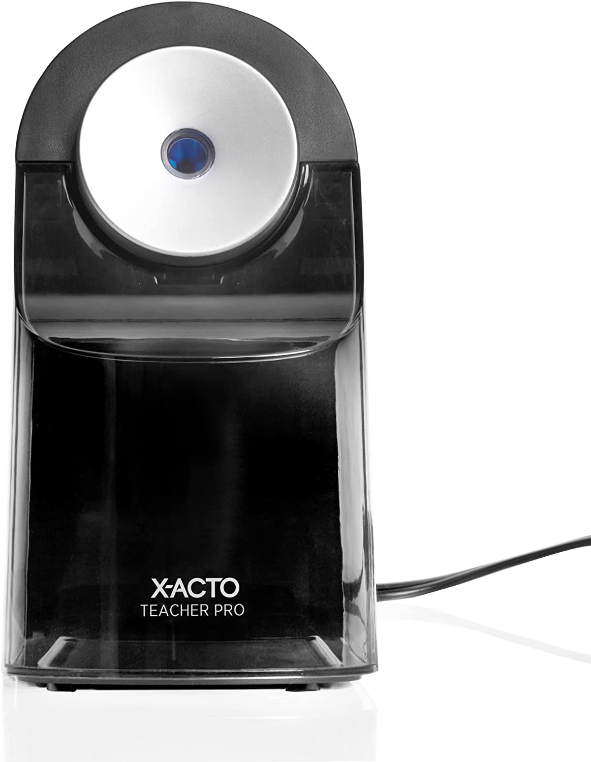 X-ACTO Pencil Sharpener | Teacher Pro Electric Pencil Sharpener, With Auto Adjust Dial, SafeStart Motor, SmartStop, Black, 1 Count