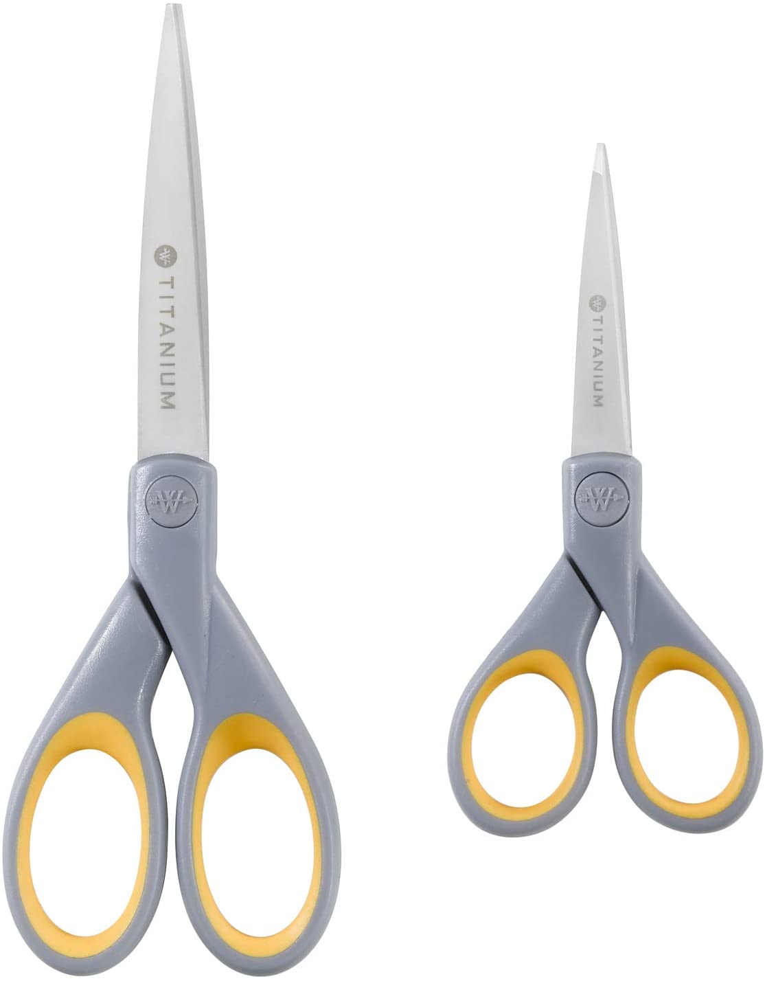 Westcott Titanium Bonded Scissors Set, 5" and 7", Pack of 2
