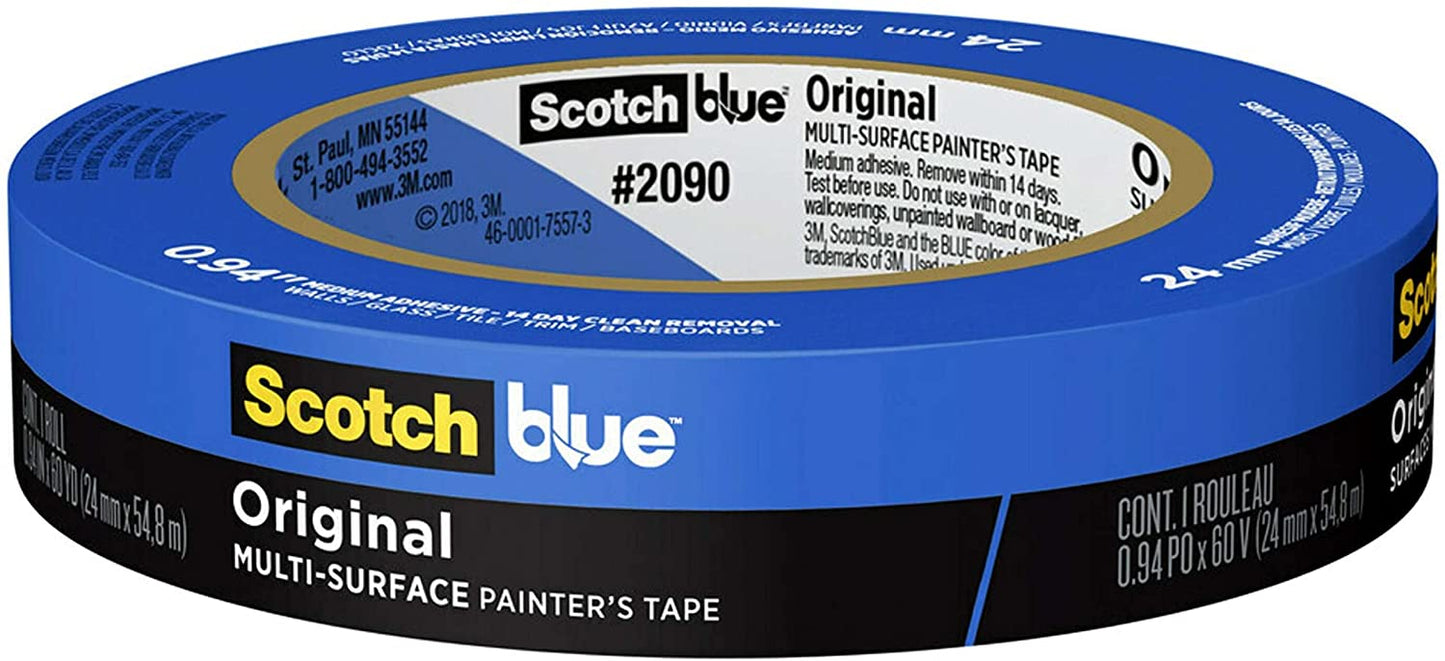 ScotchBlue Painter's Tape. Multi-Use. .94-Inch by 60-Yard. 1 Roll