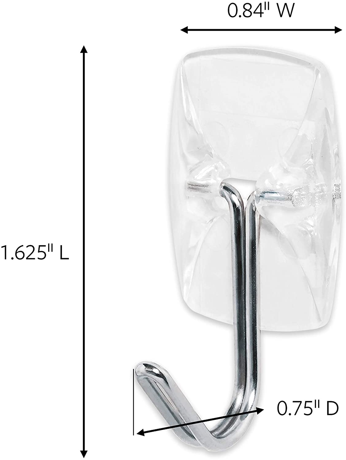 Command Small Clear Wire Hooks. 9-Hooks/Pack. 4-Packs (36 Hooks Total). Organize Damage-Free