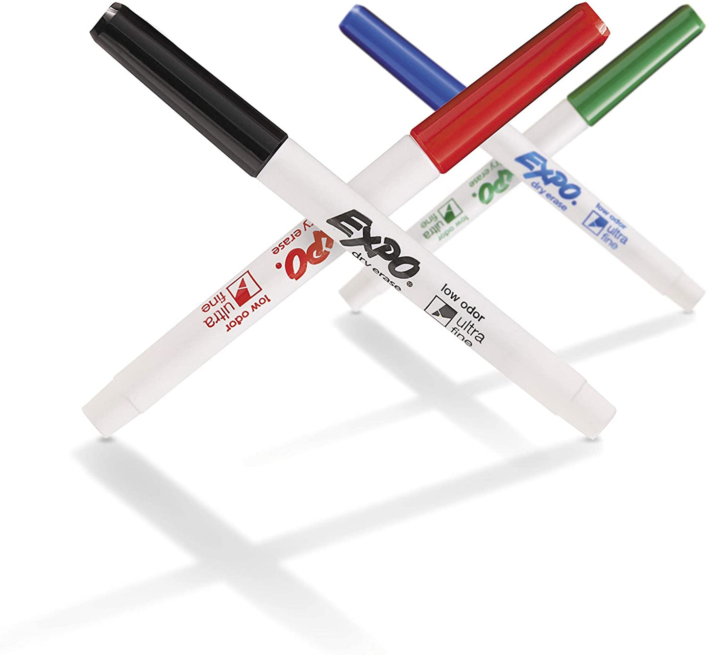 EXPO Low-Odor Dry Erase Markers, Ultra Fine Tip, Assorted Colors, 36-Count