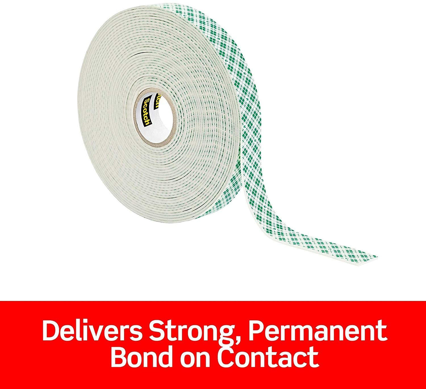 Scotch Indoor Mounting Tape. 1/2-in x 75-in. White. 1-Roll (110)