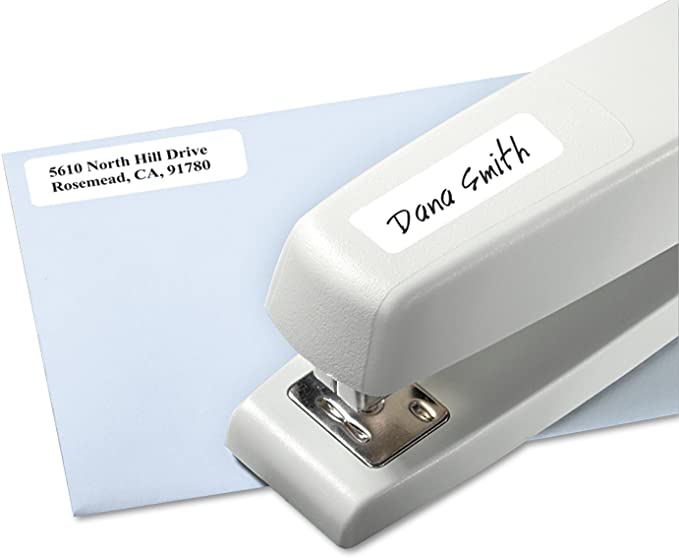 Avery Self-Adhesive Removable Labels, 0.5 x 1.75 Inches, White, 840 per Pack (05422)