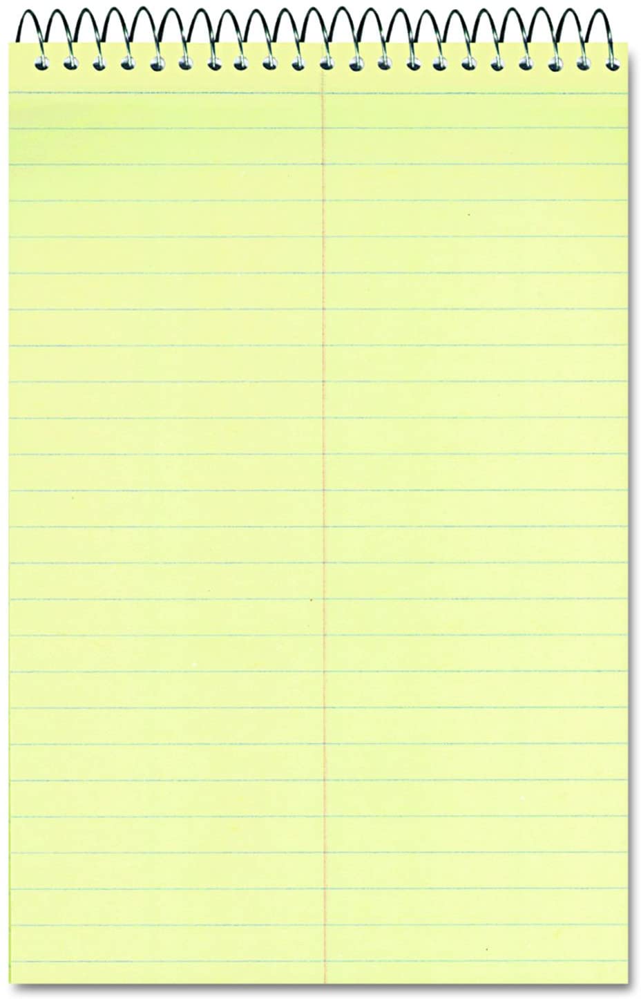 National Brown Board Cover Steno Notebook, Gregg Ruling, Green Eye-Ease Paper, 6" x 9", 80 Sheets (36746)